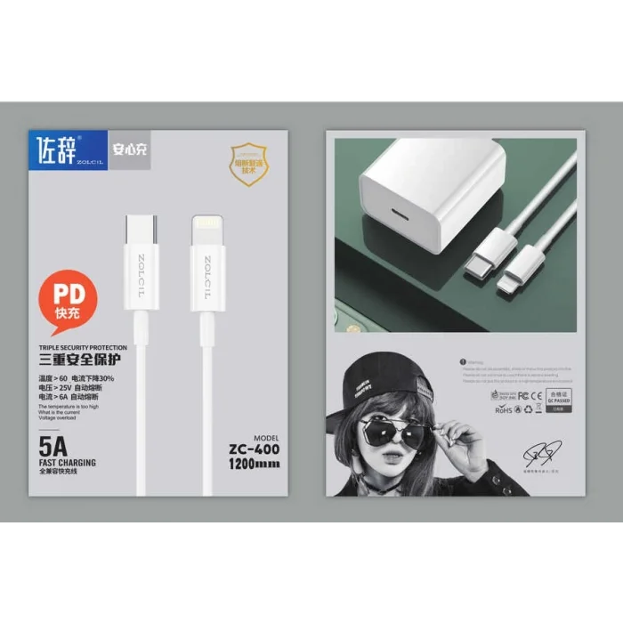 Zolcil ZC400 Lightnin To PD Kablo