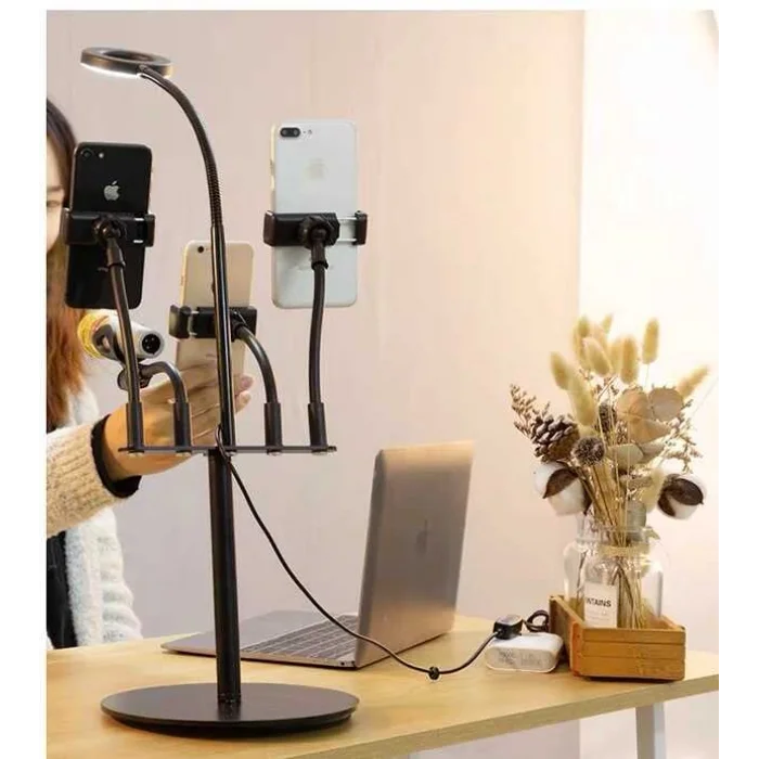 Zore 5 in 1 Işıklı Telefon Tutucu Ring Light