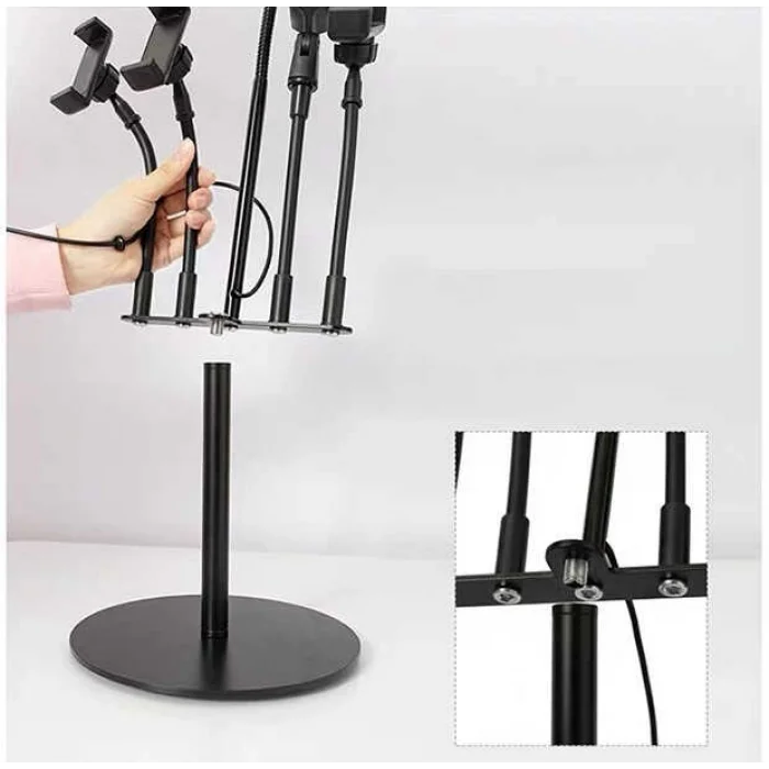 Zore 5 in 1 Işıklı Telefon Tutucu Ring Light