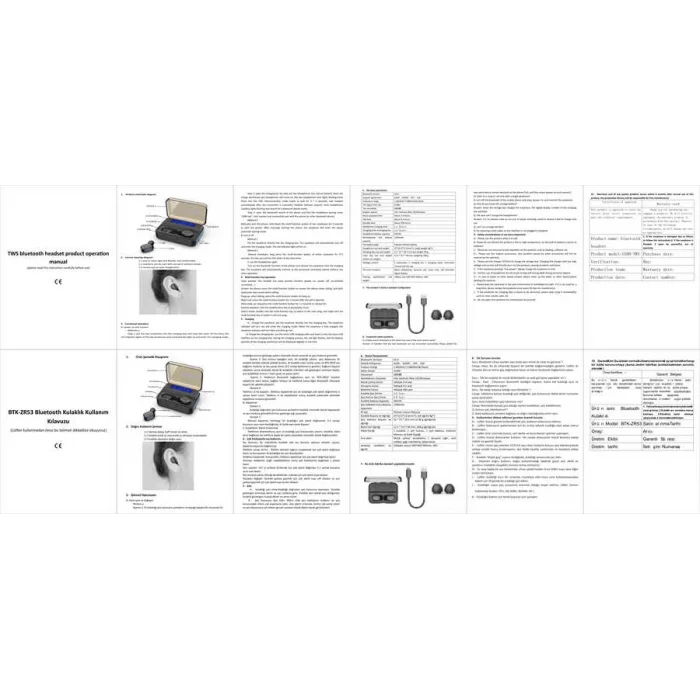 Zore BTK-ZR53 Bluetooth Kulaklık