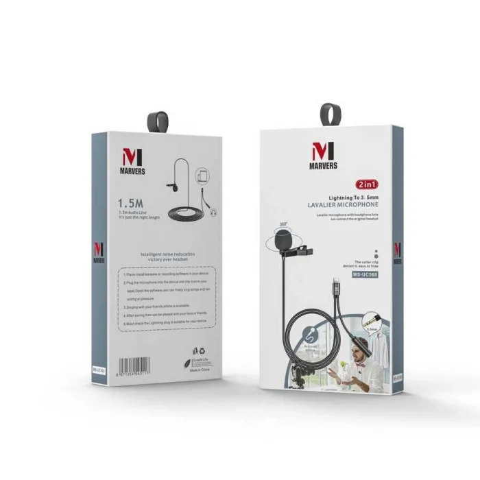 Zore MS-UC568 Canlı Yayın Yaka Mikrofon