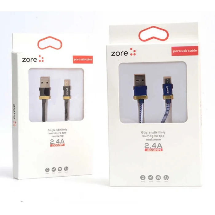 Zore Poro Type-C Usb Kablo 1M