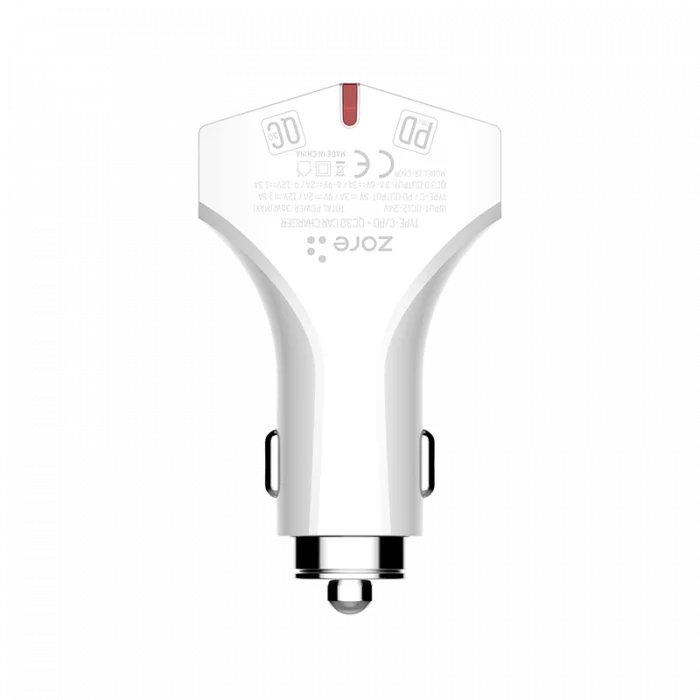Zore ZR-C60P Type-C 2 in 1 Araç Şarj Seti