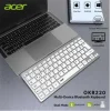 Acer OKR220 Beyaz MultiDevice Dual Mode 2.4GHZ Bluetooth Klavye (Smart Tv)(Android)