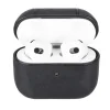 Apple AirPods 3.nesil Uyumlu Deri Kılıf Juni AA1 Siyah