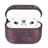Apple AirPods 3.nesil Uyumlu Deri Kılıf Juni AA7 Mor