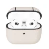 Apple AirPods 3.nesil Uyumlu Deri Kılıf Juni ERC3 Bej