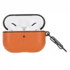 Apple AirPods Pro Uyumlu Deri Kılıf Juni ERC11 Turuncu