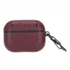 Apple AirPods Pro Uyumlu Deri Kılıf Juni ERC14 Bordo