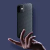 Apple iPhone 12 Mini Kılıf Benks Aramid Karbon Kapak