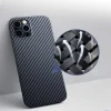 Apple iPhone 12 Pro Max Kılıf Benks Aramid Karbon Kapak