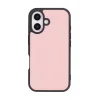 Apple iPhone 16 Plus uyumlu, Hakiki Deri, El Yapımı, Cüzdanlı Kılıf, Toz Pembe