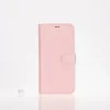 Apple iPhone 16 Pro uyumlu, Hakiki Deri, El Yapımı, Cüzdanlı Kılıf, Toz Pembe