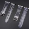 ​​​Apple Watch 40mm KRD-13 Şeffaf Silikon Kordon