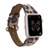 Apple Watch Uyumlu Deri Kordon 38-40-41mm Roma Leopar