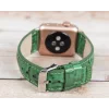 Apple Watch Uyumlu Deri Kordon 42-44-45mm Croco YK04