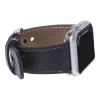 Apple Watch Uyumlu Deri Kordon 42-44-45mm CZ01 Lacivert