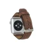 Apple Watch Uyumlu Deri Kordon 42-44-45mm G2 Kahverengi