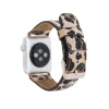 Apple Watch Uyumlu Deri Kordon 42-44-45mm Leopar NE