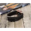 Apple Watch Uyumlu Deri Kordon 42-44-45mm NM4-AS1 Siyah