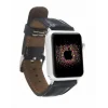 Apple Watch Uyumlu Deri Kordon 42-44-45mm RST1 Siyah