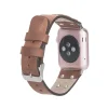 Apple Watch Uyumlu Deri Kordon Cross 42-44-45mm ST TN02