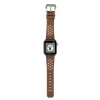 Apple Watch Uyumlu Deri Kordon Vigo 42-44-45mm G2 Kahve