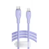 Baseus Pudding USB-A Light 2.4A Kablo 1.2m Mor (P10355700511-00)