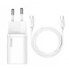 Baseus TZCCSUP-L02 25W C TO C Beyaz Kablo