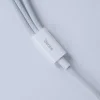 Benks D46 Type-C to Type-C & Type-C & Lightning PD3.0 Örgülü Şarj ve Data Kablosu 100W 1.2 Metre