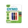 DYMO S0847750 Kabartma Şerit, 9 mmx3 mt  3 lü Bls K-S-M