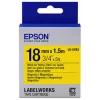 Epson LK-5YB2 Mıknatıslı Sarı Üzeri Siyah 18mm 9Metre Etiket