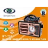 Everton RT-737 Bluetooth Usb-Micro Sd Solarlı Saatli Nostaljik Radyo