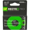 GP AA 2100 mAh Şarjlı Kalem Pil 4lü Paket ReCyko Pro GP210AAHCBEM-2GB4