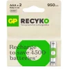GP AAA 950 mAh Şarjlı İnce Kalem Pil 2li Paket GP100AAHCEMTR-2GB