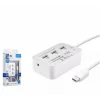 HADRON HDX7029 TYPE-C HUB COMBO 3-USB3.0 + MS + SD + M2 + TF 20CM 7IN1 BEYAZ