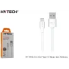 Hytech HY-X106 2m 2.4A Type-C Beyaz Şarj Kablosu