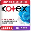 Kotex Ultra Gece Hijyen Pedi 16 Lı