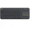 Logitech 920-007149 Wireless Touch K400 Plus Siyah TV Kablosuz Klavye