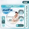Molfix Fırsat Paket Premıum 1 Numara 72 Li