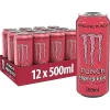 Monster Pembe Enerji İçeceği 500 Ml x 12 Adet