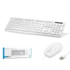 Nodar Km8520 Kablolu Klavye ve Mouse Set Q Beyaz