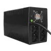S-link MIGHT U100 1000VA UPS 12V7Ah-2 600W Siyah Line-Interactive Kesintisiz UPS Güç Kaynağı