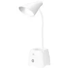 S-link SL-M9000 Usb Destekli Beyaz Masa Klipsli 6 SMD Ledli Okuma Lambası