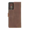 Samsung Galaxy Note 20 Uyumlu Deri Cüzdanlı Kılıf G2 Kahve