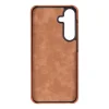 Samsung Galaxy S25 Uyumlu, Hakiki Deri, El Yapımı Arka Kapak, Gölgeli Taba