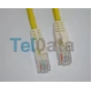 Teldata TLD-030YY Cat6 0.30MT Sarı Utp Patch Kablo