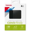Toshiba 4TB Canvio Ready 2.5 Gen1 USB 3.2 Harici Harddisk (HDTP340EK3CA)