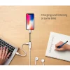 Wiwu LT01 Lightning Şarj ve Ses Adaptörü