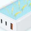 Wiwu TR257-AEU Mini GaN Tech 120W Power Adaptör